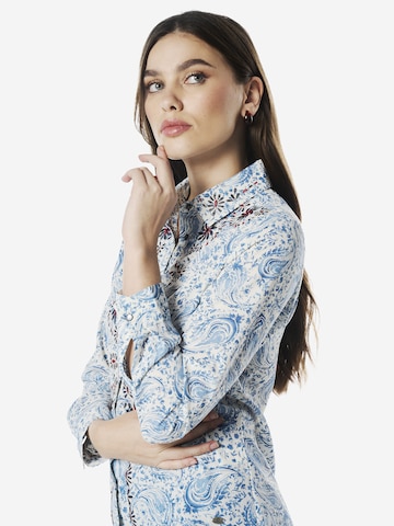 KOROSHI Blouse in Blauw
