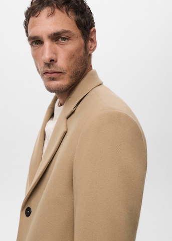 MANGO MAN Between-Seasons Coat 'Baldo' in Brown