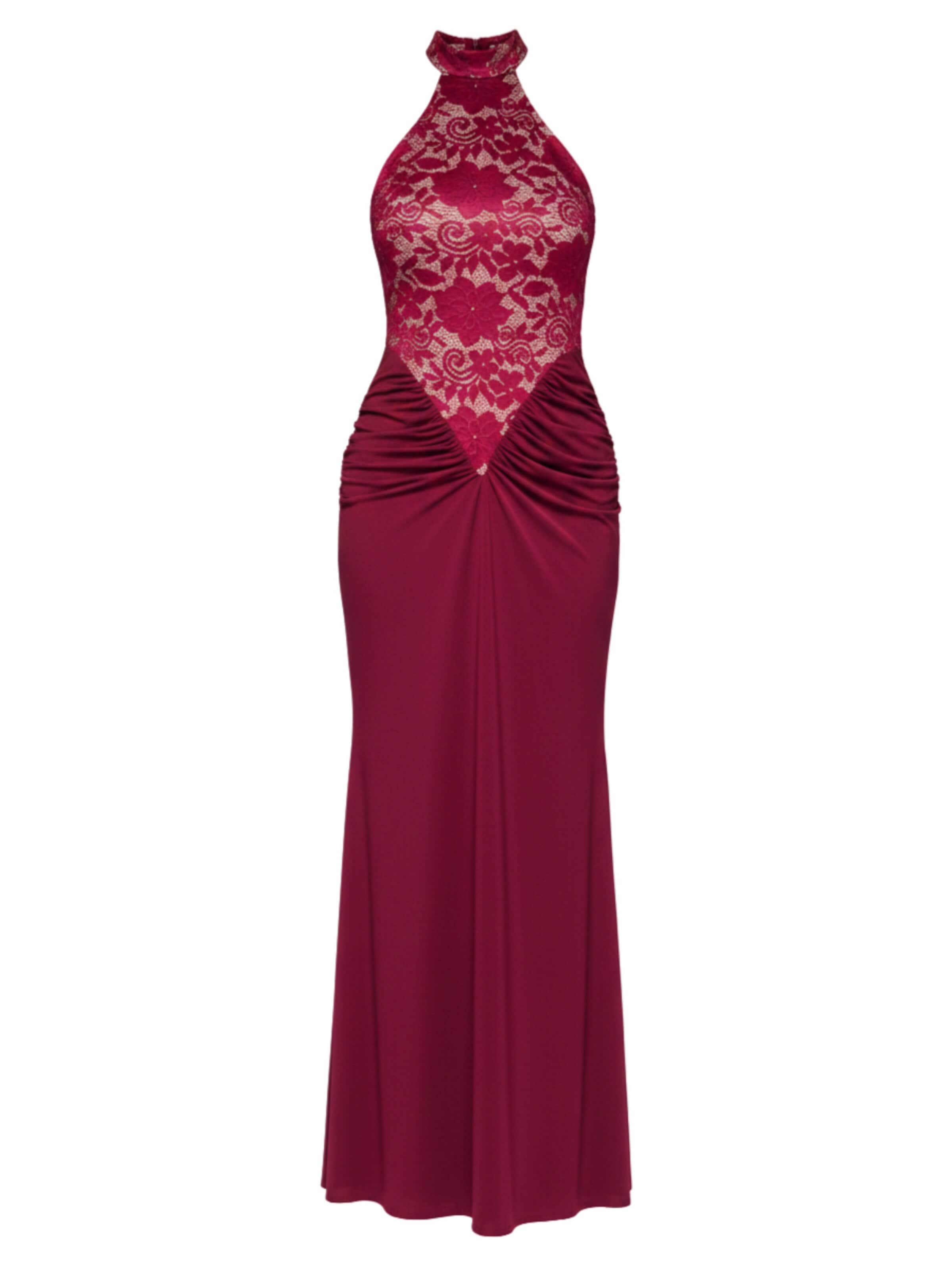 Ombre Abendkleid‌‌‌‌‌‌‌‌‌ in Rot: Vorderseite