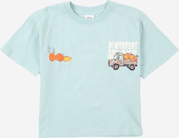 s.Oliver Shirts i blå: forside