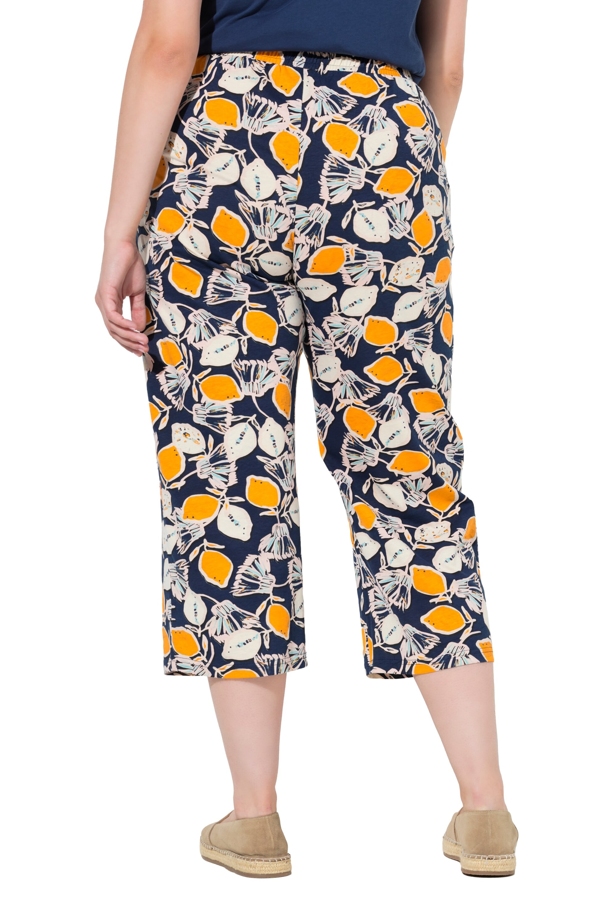 Ulla Popken Loosefit Broek in Blauw