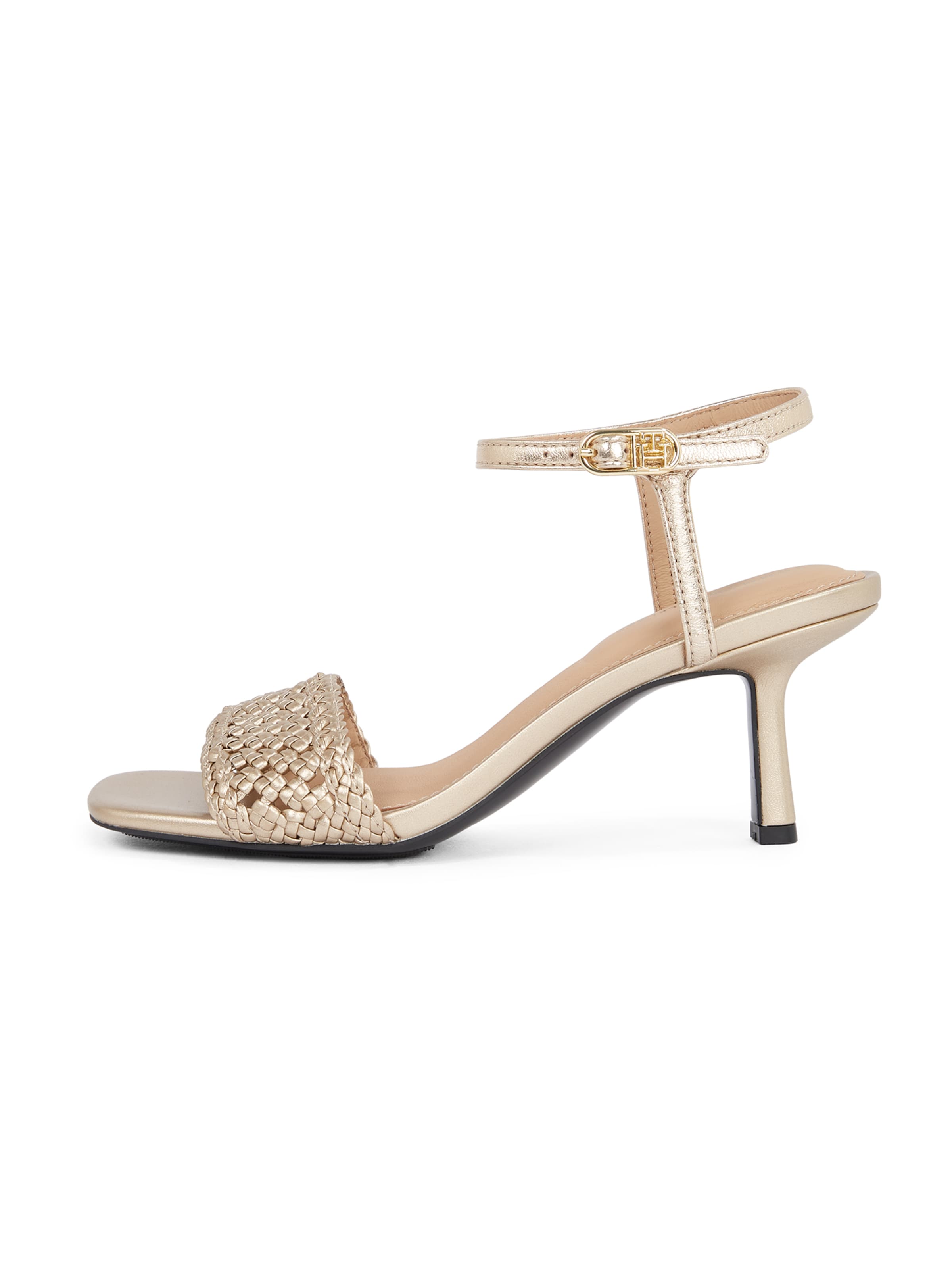 TOMMY HILFIGER Sandały z rzemykami w kolorze złoty: przód