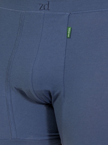 zd ZERO DEFECTS Boxer shorts 'Helios fly front boxer' in Blue