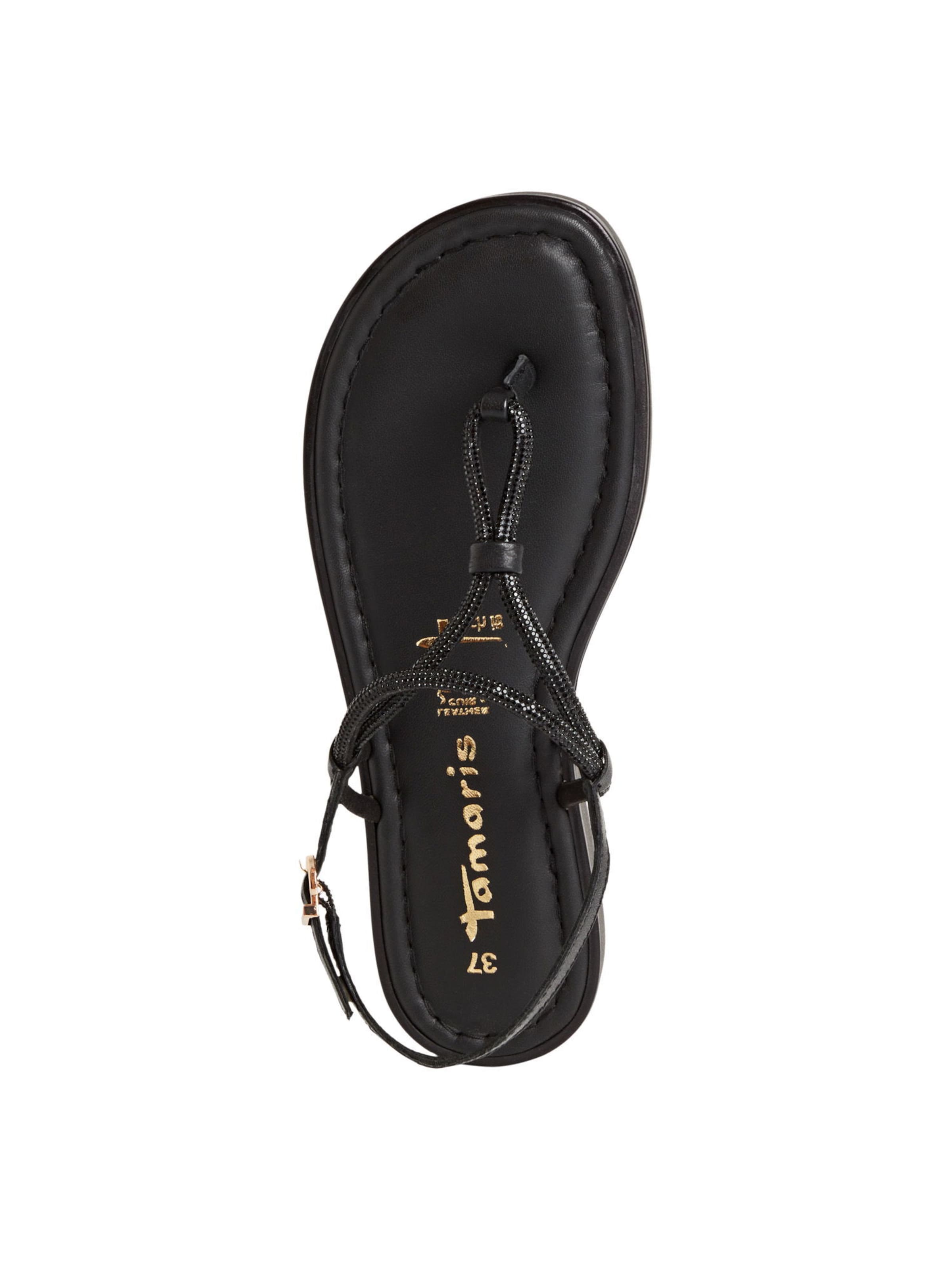 Tamaris Teenslipper in Zwart