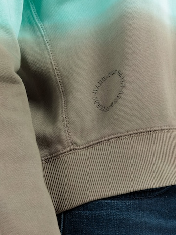 CAMEL ACTIVE Sweatshirt mit Dip-Dye-Effekt in Mischfarben