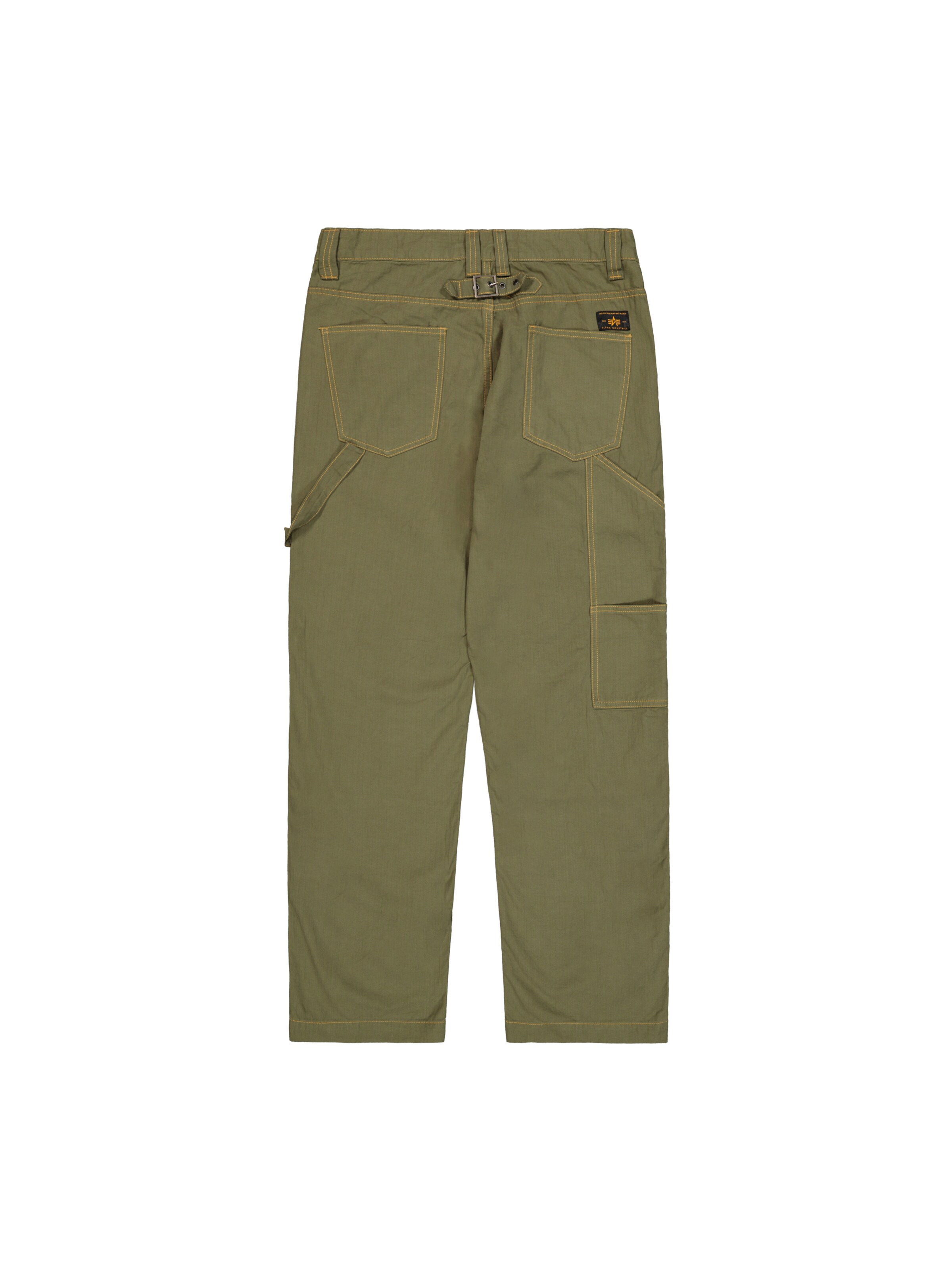 ALPHA INDUSTRIES Loosefit Jeans in Grün: Rückseite