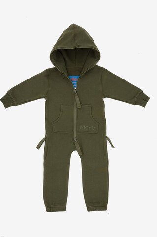 Moniz Dungarees in Green: front