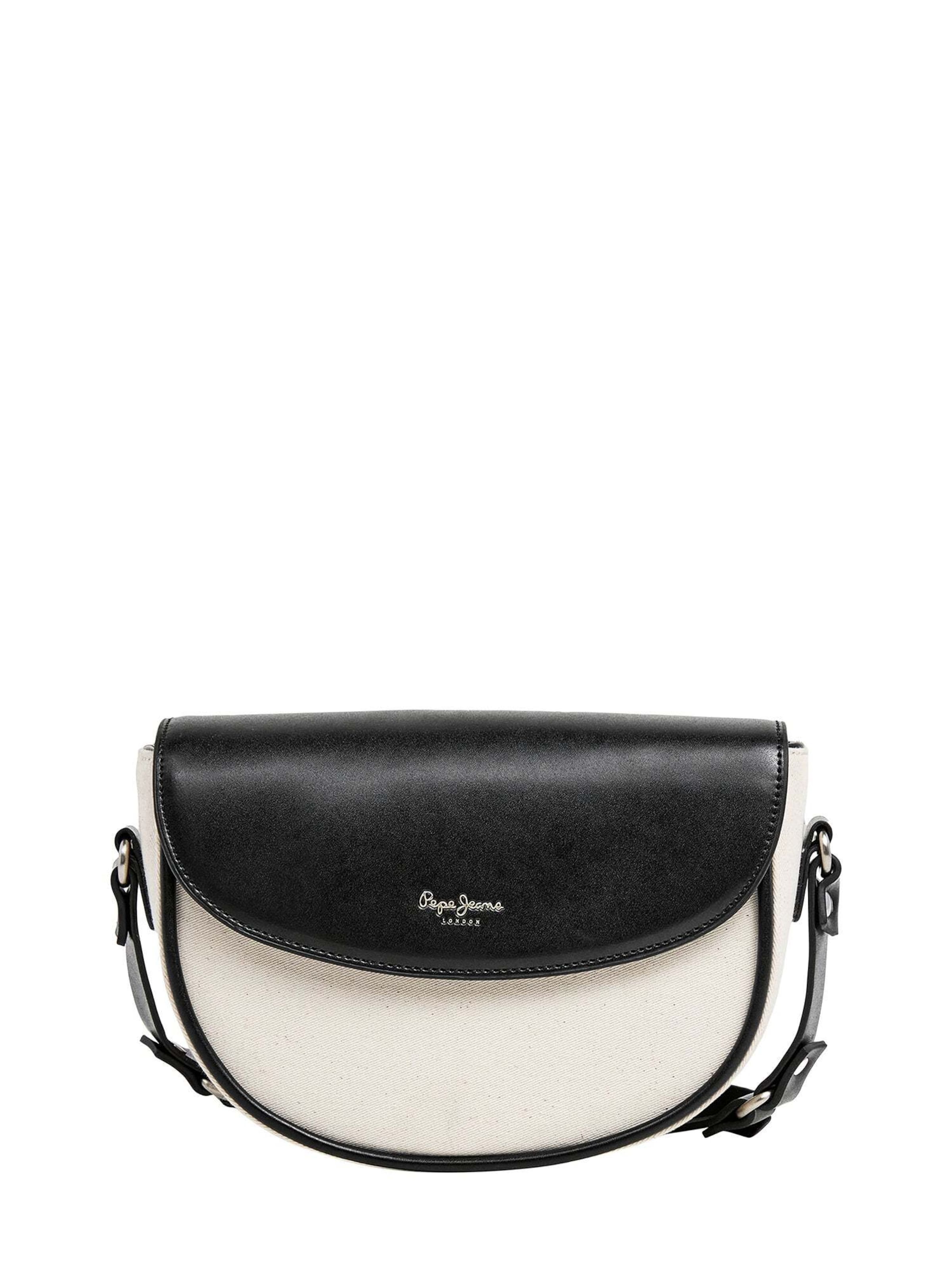 Pepe Jeans Schultertasche in Schwarz: Vorderseite