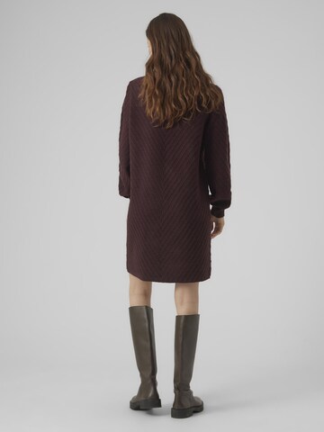 VERO MODA Knitted dress in Purple