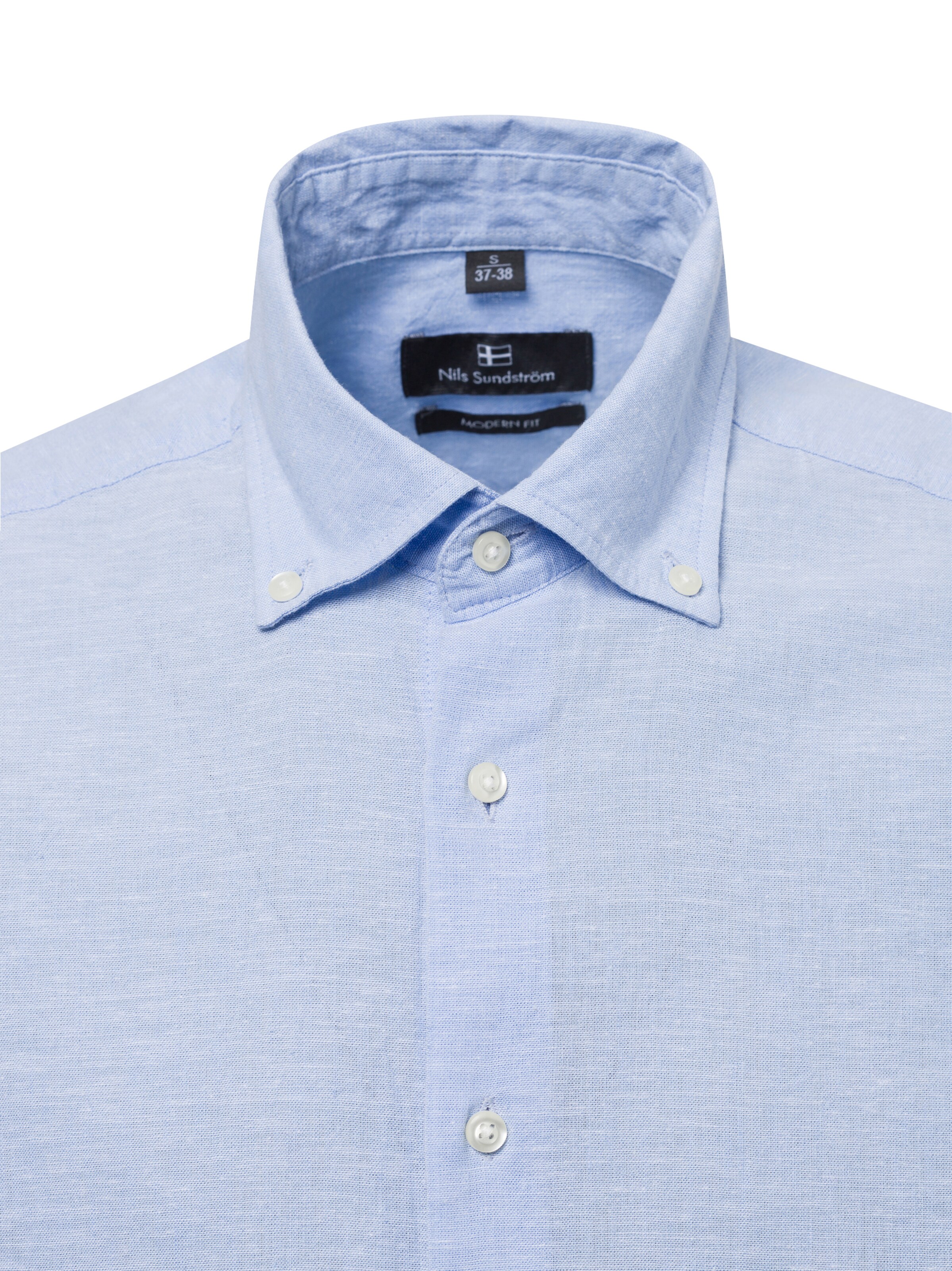 Nils Sundström Regular Fit Hemd in Blau