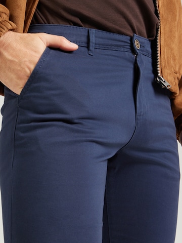 Regular Pantalon chino 'Bowie' JACK & JONES en bleu