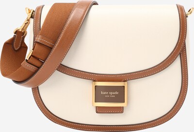Kate Spade Handtasche in braun / gold / offwhite, Produktansicht