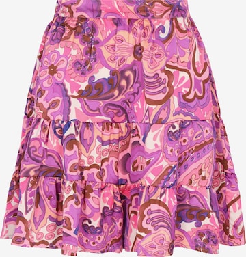 Jupe 'Boho' IZIA en rose : devant