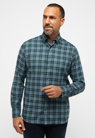 ETERNA Regular fit Business Shirt in Green: front