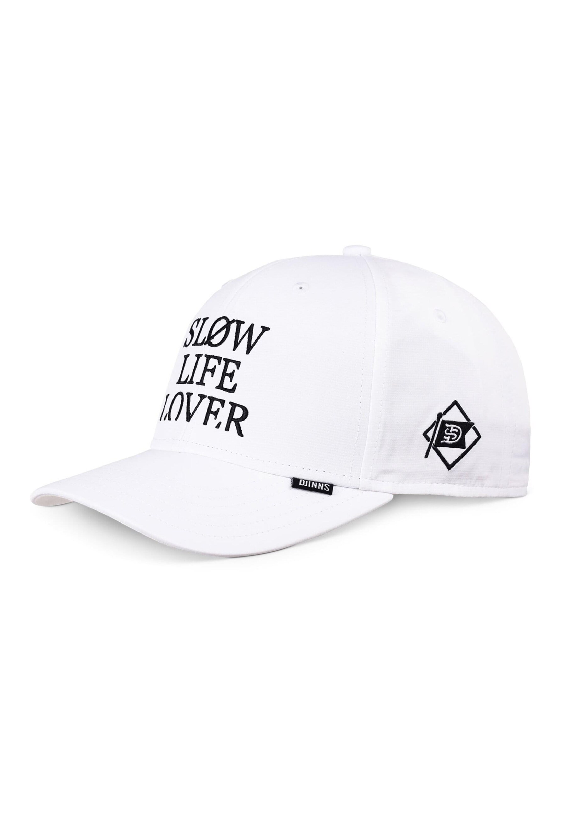 DJINNS Cap 'True Fit Slow' in White: front
