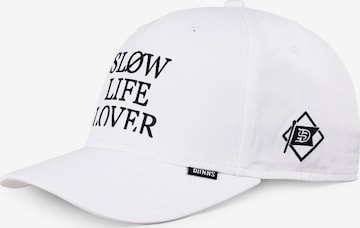 DJINNS Sapkák 'True Fit Slow' - fehér: elől