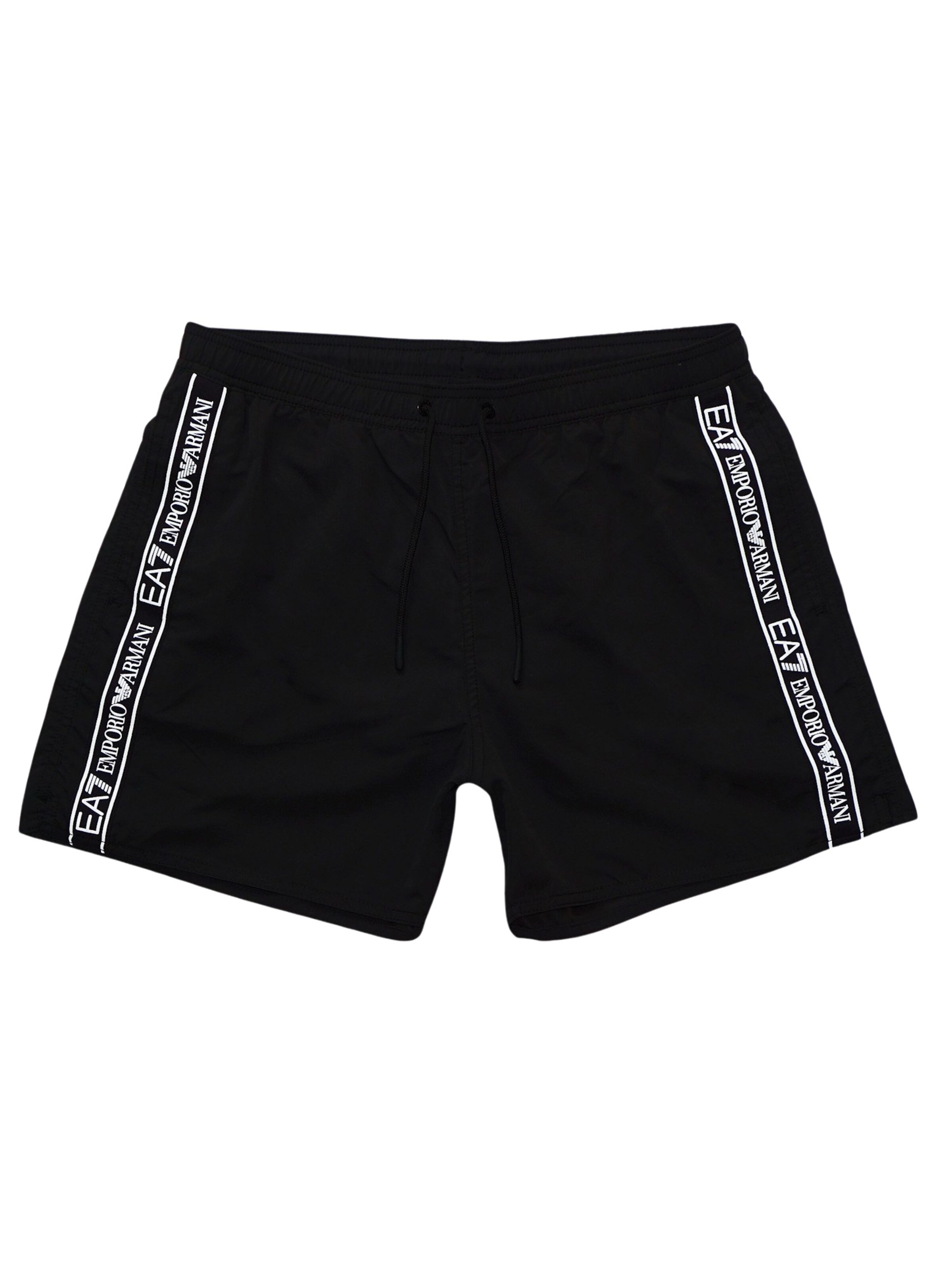 Emporio Armani Badeshorts in schwarz / weiß, Produktansicht