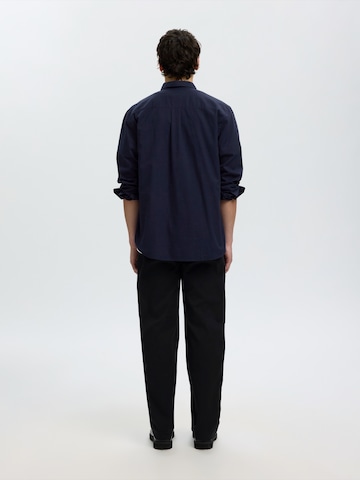 SELECTED Regular fit Overhemd 'SLMCole' in Blauw