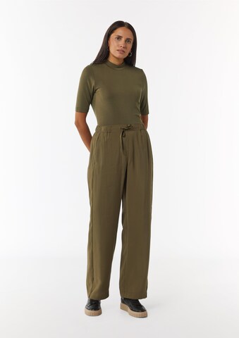 comma casual identity Shirt in Groen: voorkant