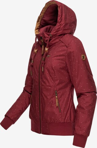 Ragwear Winter Jacket 'Druna' in Red