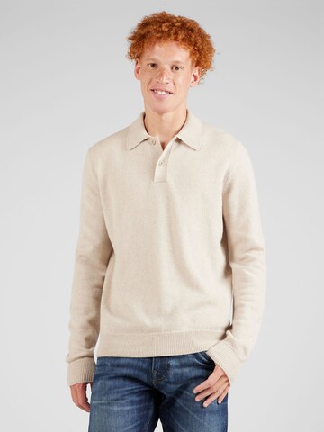NORSE PROJECTS Trui 'Marco' in Beige: voorkant