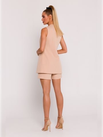 made of emotion - Chaleco 'M776' en beige