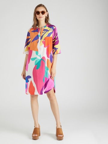 Emily Van Den Bergh Φόρεμα σε ανάμεικτα χρώματα: μπροστά