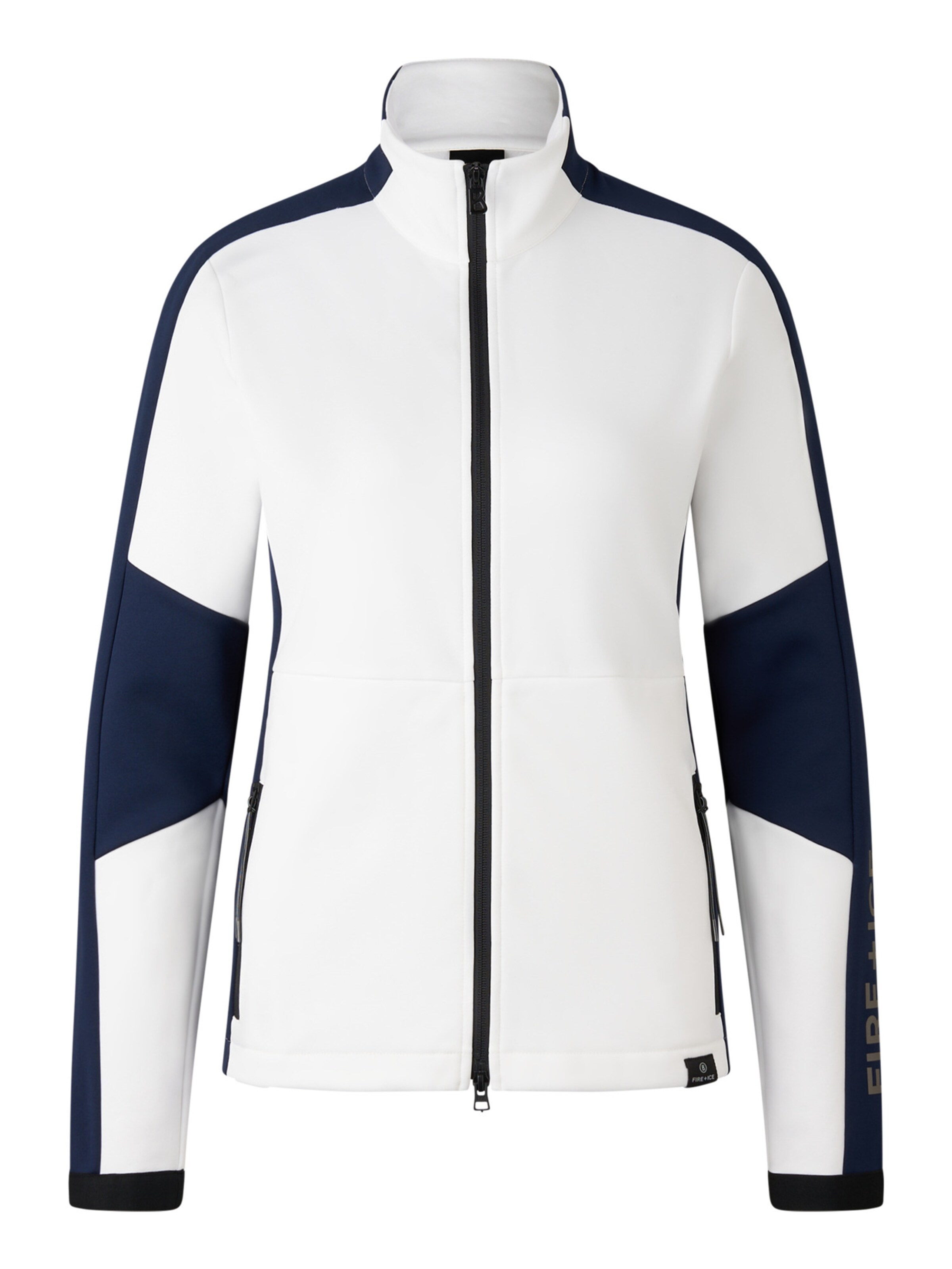 Bogner Fire + Ice Outdoorjacke in Weiß: Vorderseite