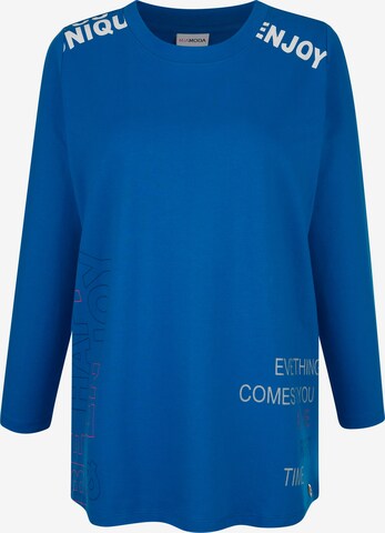 MIAMODA Sweatshirt in Blue: front