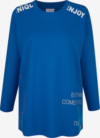 MIAMODA Sweatshirt in Blauw: voorkant