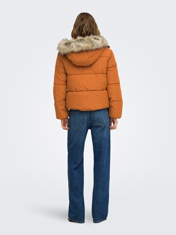 ONLY Winter jacket 'ONLJuta' in Brown