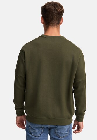 INDICODE JEANS Sweatshirt 'INCliver' in Groen