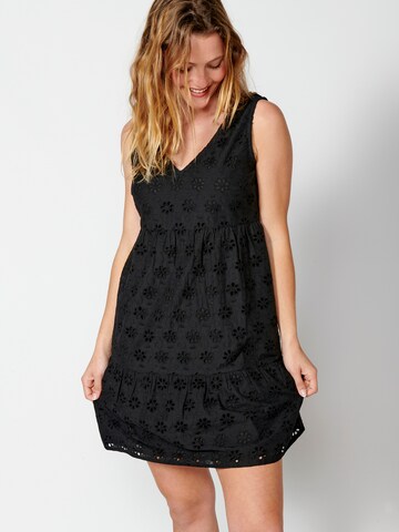 KOROSHI Summer dress in Black