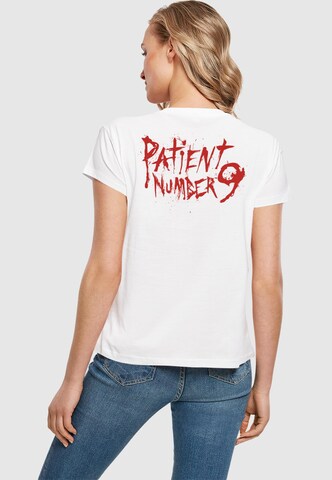 T-shirt 'Ozzy Osbourne - Patient 9' Merchcode en blanc : devant