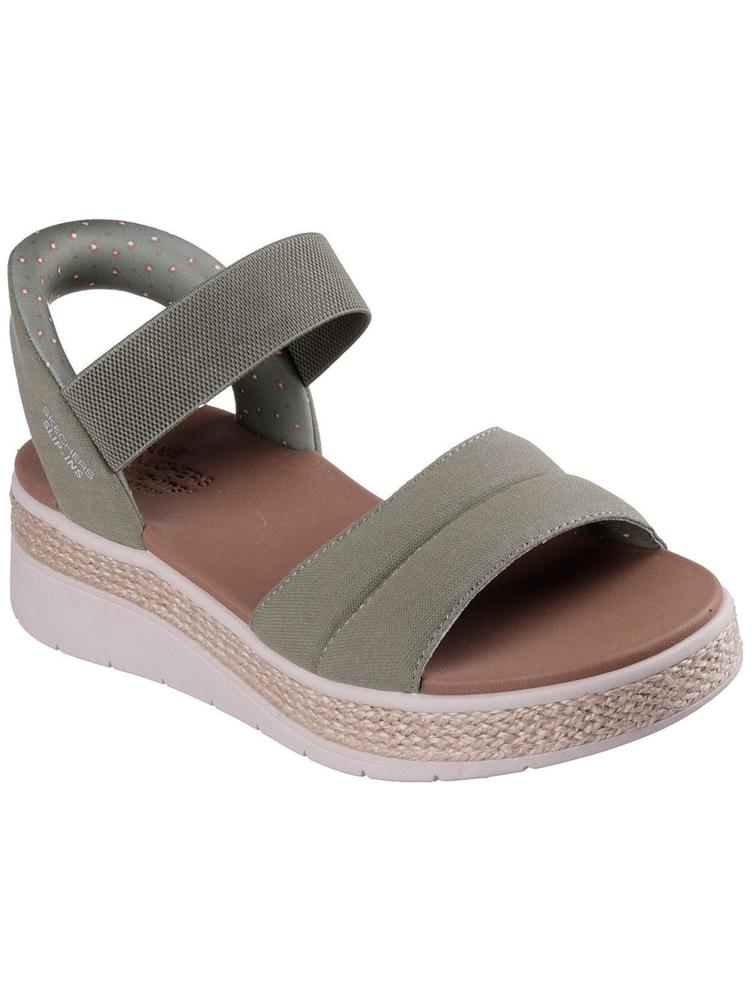 SKECHERS Sandale 'Bobs Sun Ray'‌‌‌‌‌‌‌ in Grün: Vorderseite