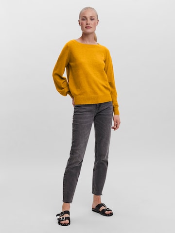 VERO MODA - Pullover 'BRILLIANT' em amarelo