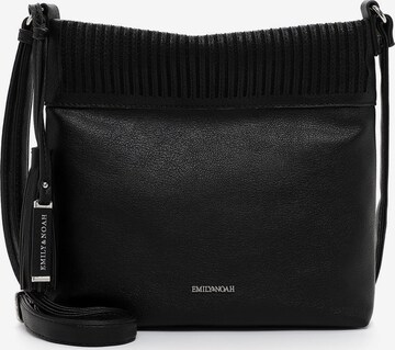 Borsa a tracolla 'Brigitte' di Emily & Noah in nero: frontale