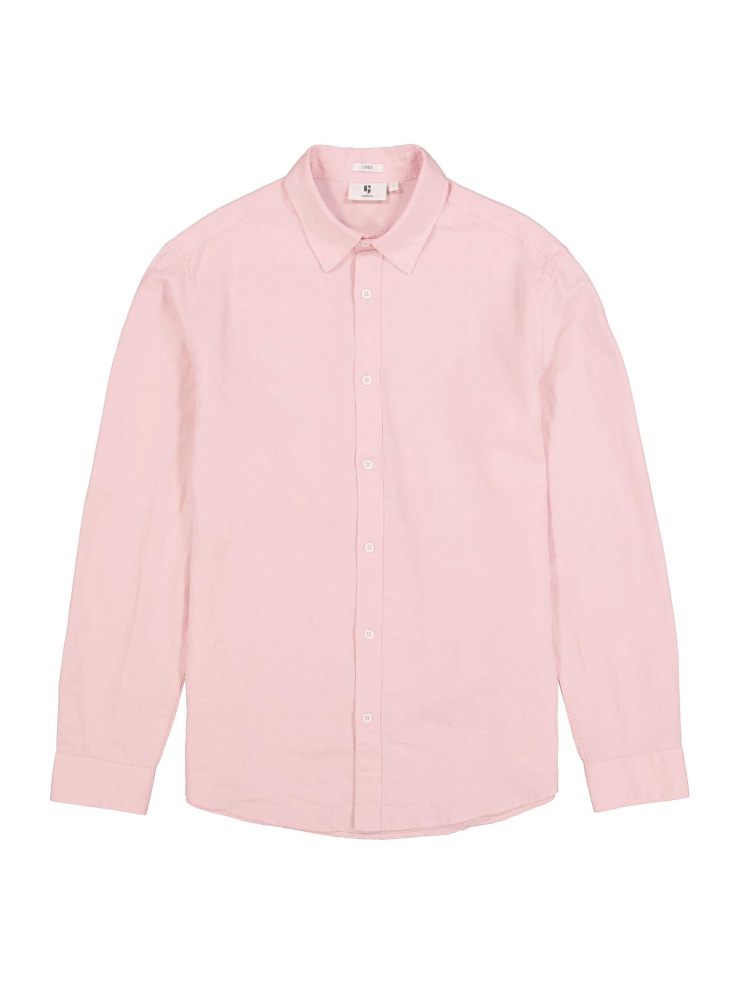 GARCIA Button Up Shirt in Pink: front