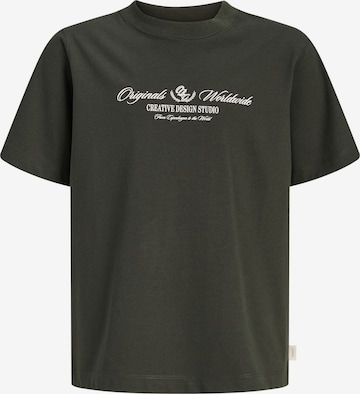 T-Shirt Jack & Jones Junior en vert : devant