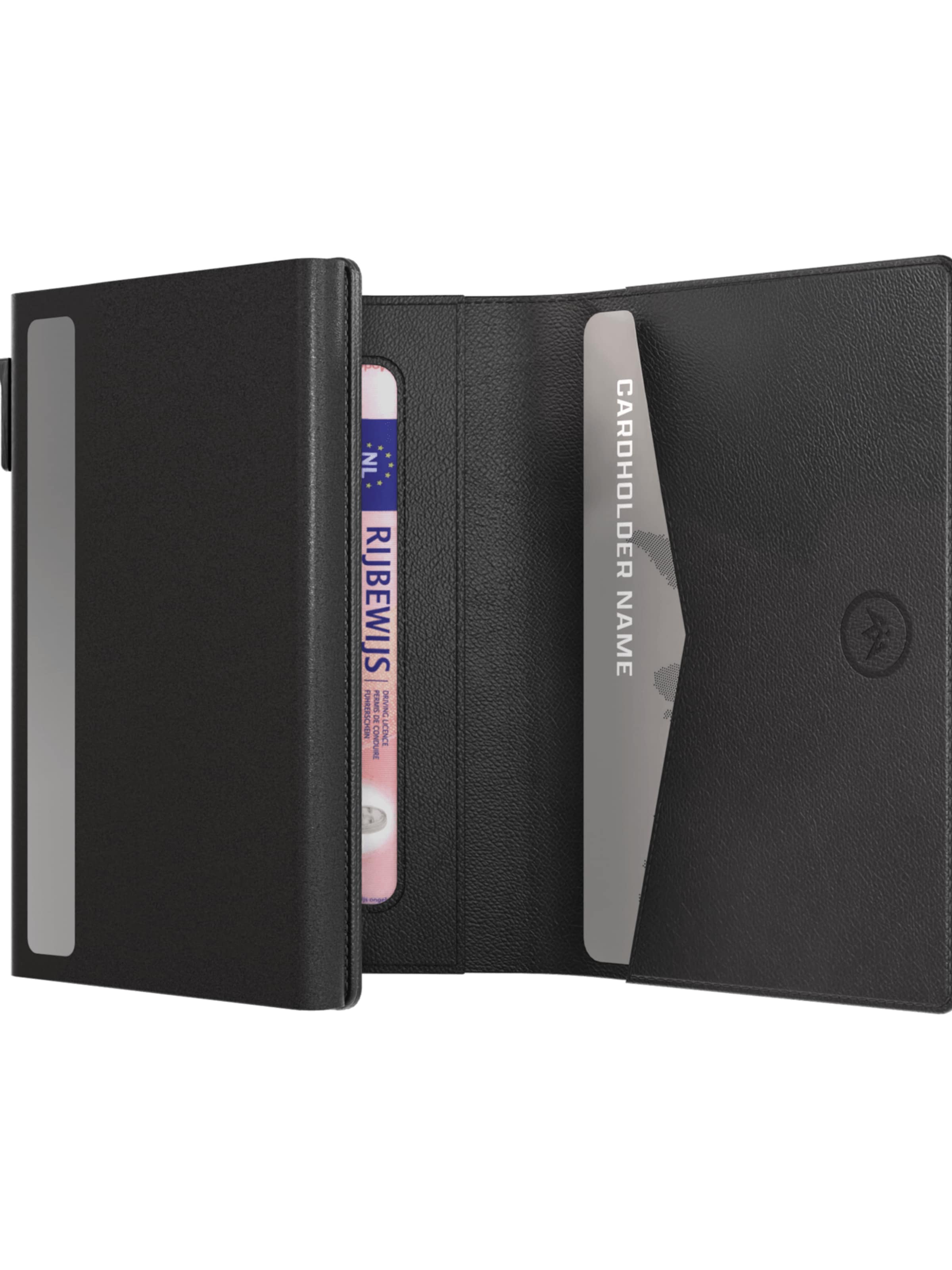 Porte-monnaies 'Pasjeshouder Classic' Prowallet en noir