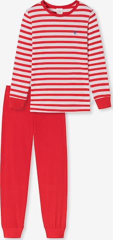 SCHIESSER Pyjama in Rot: predná strana