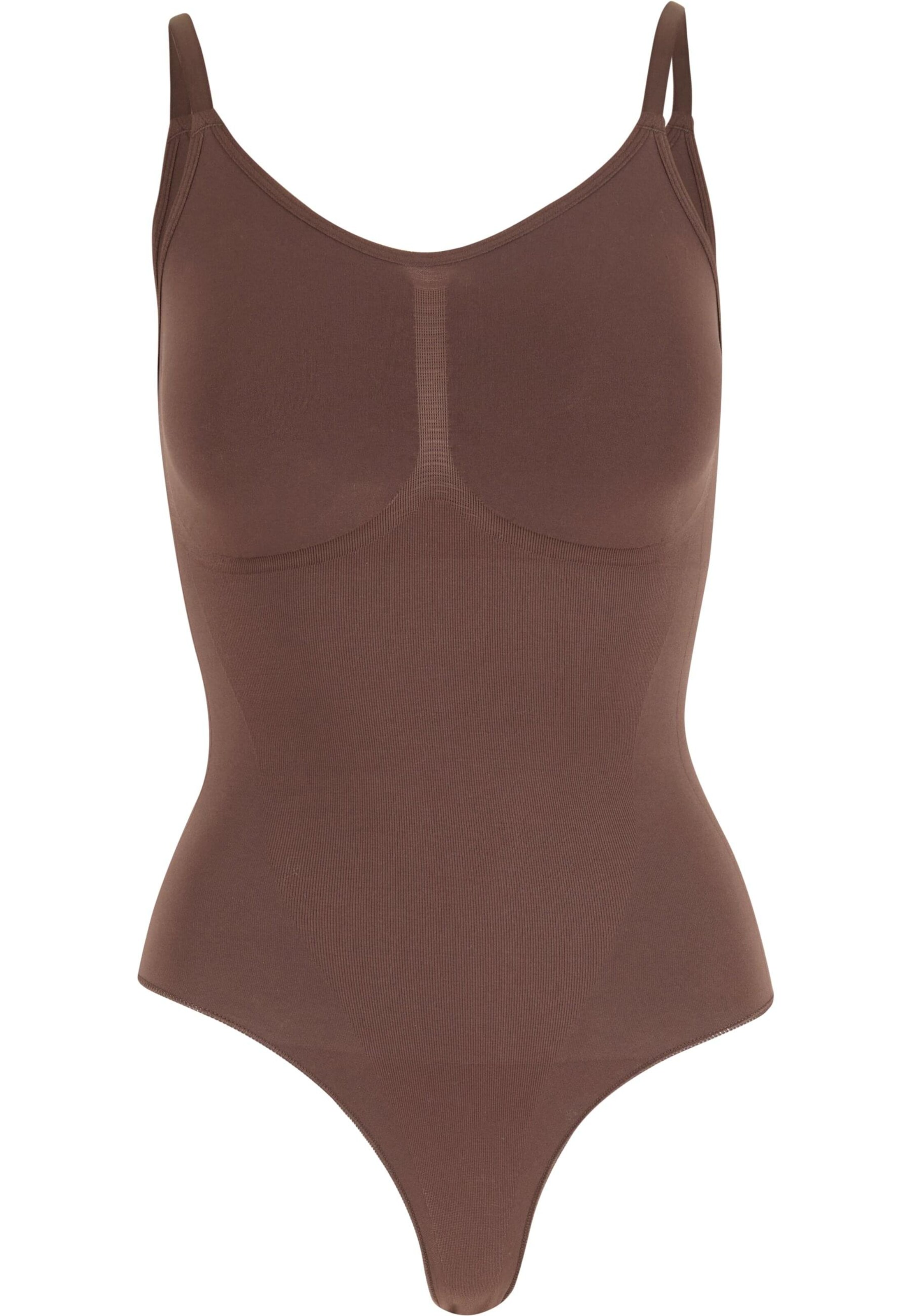 Lykkeland Atelier Bodysuit in Brown: front