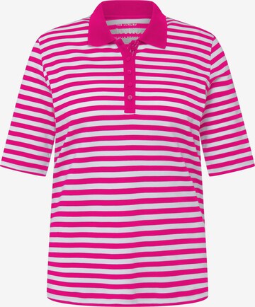 Ulla Popken Poloshirt in Pink: predná strana