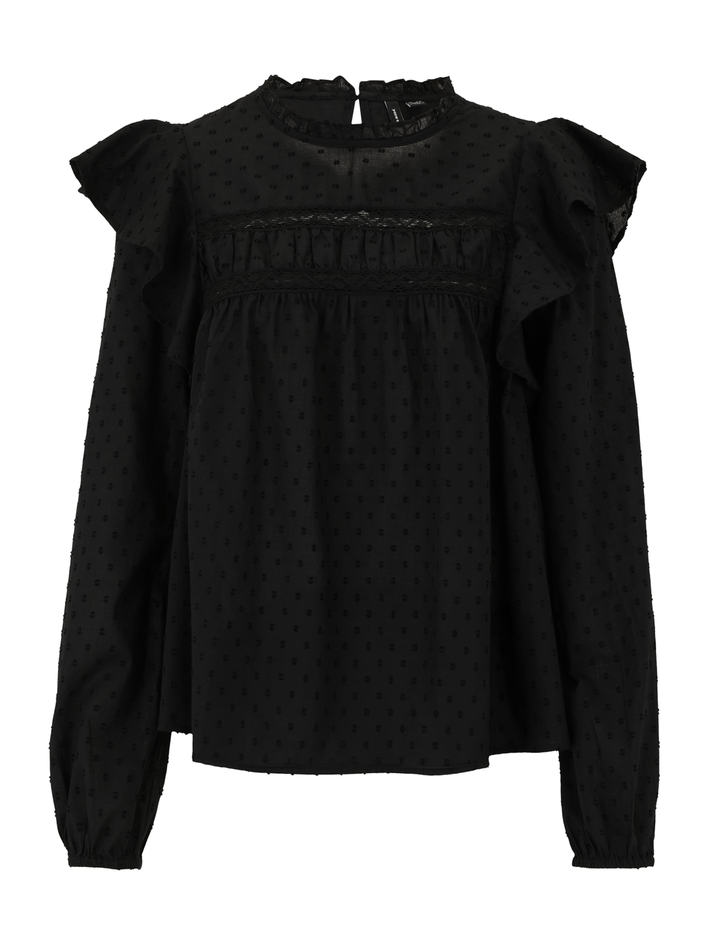 Vero Moda Tall Blouse 'VMTRINE' in Black: front
