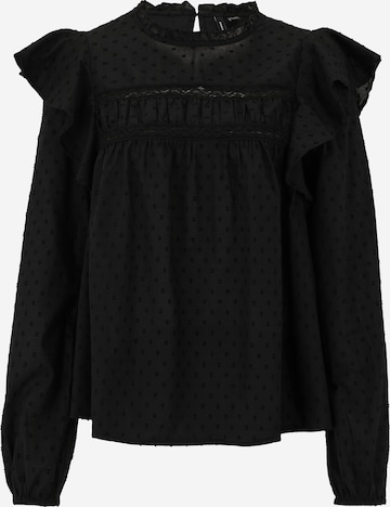 Vero Moda Tall Блузка 'VMTRINE' в Черный: спереди