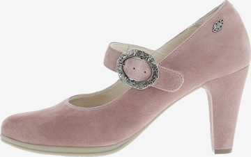 XAVER LUIS Schuhmanufaktur Pumps 'Sarah' in Pink: front
