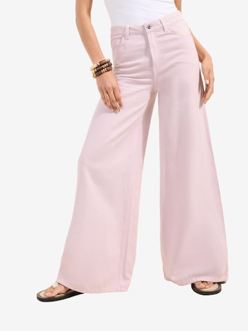 Friends Like These Široke hlačnice Kavbojke | vijolična barva: sprednja stran