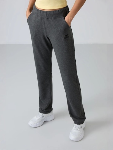Tommy Life Regular Sportbroek in Grijs: voorkant