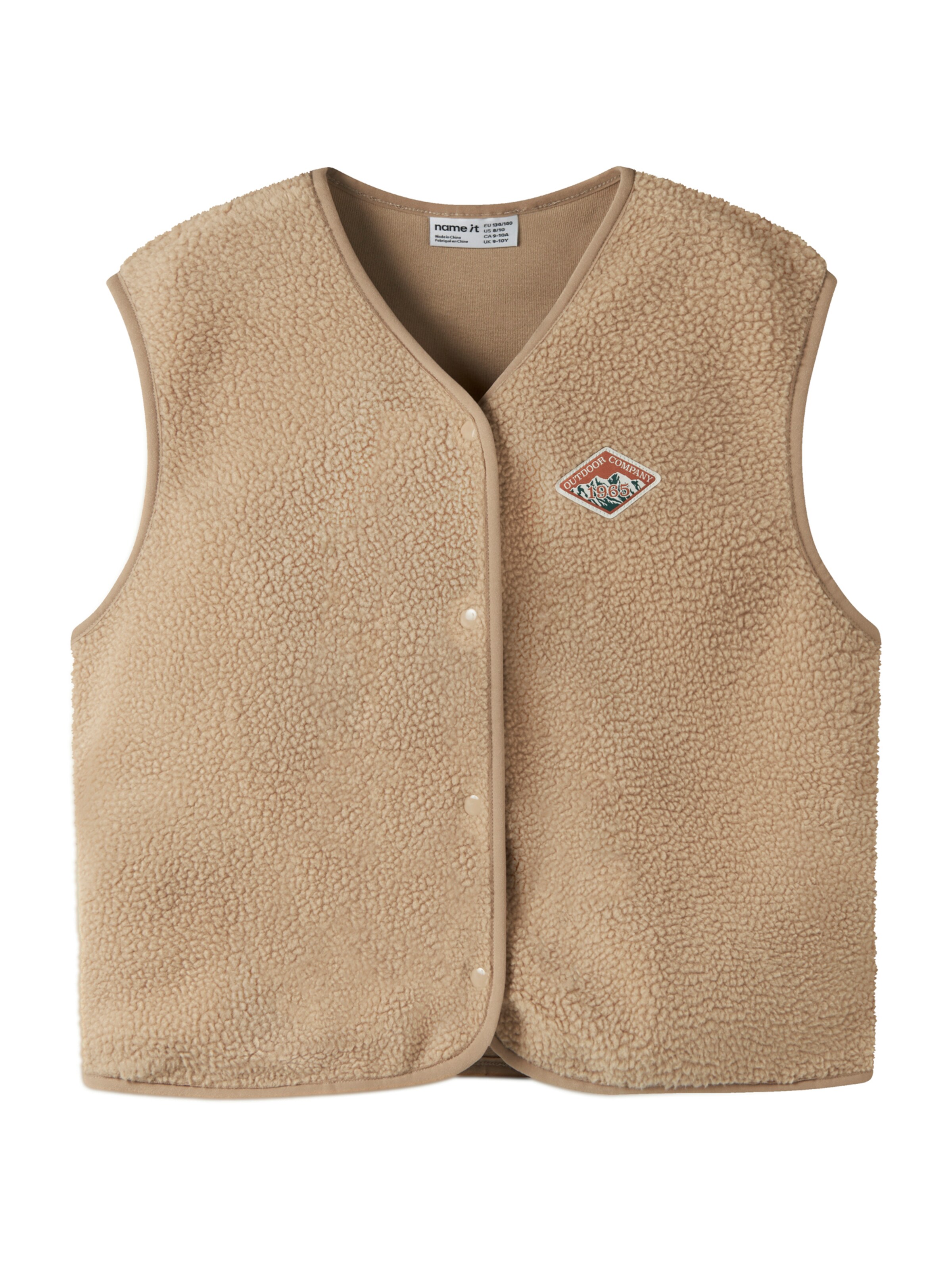 NAME IT Cardigan 'NKMOWE' i brun: forside