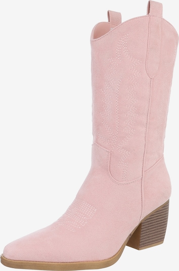 Ital-Design Cowboystiefel in altrosa, Produktansicht